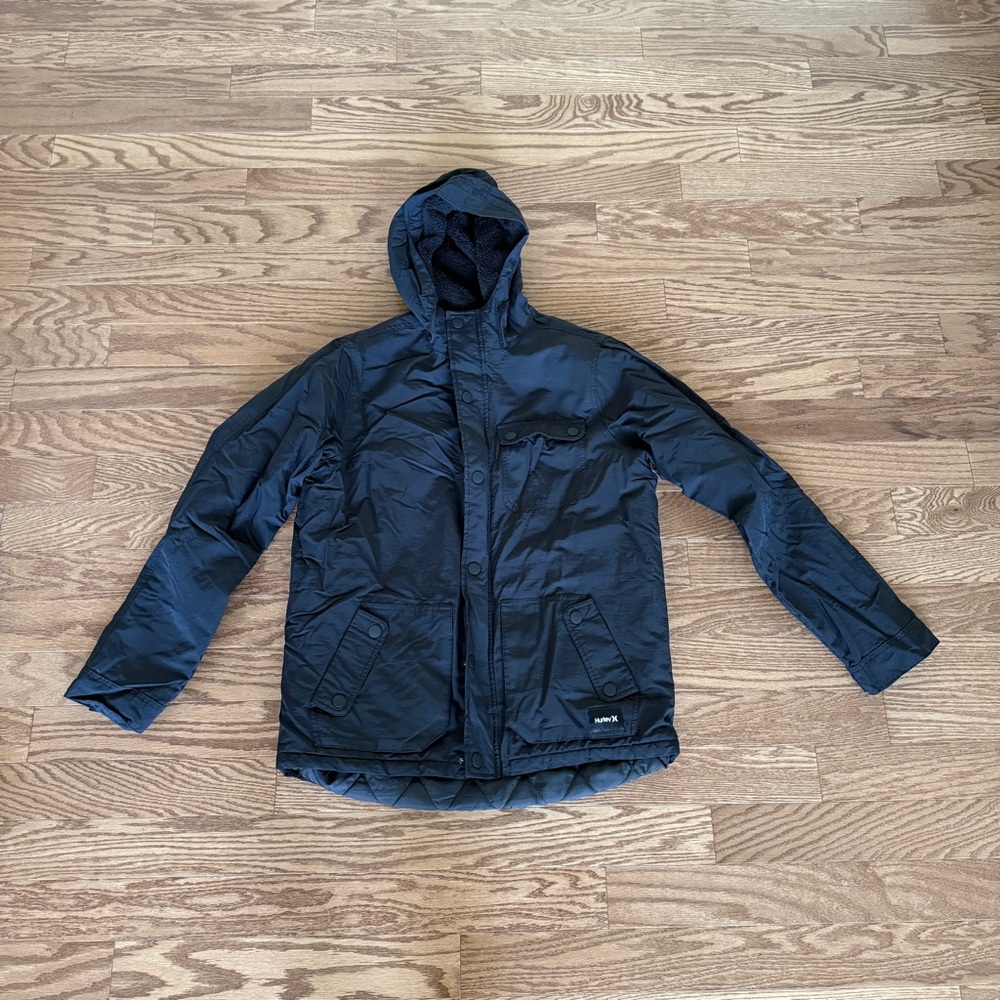 Hurley Men's Black Jacket Sz L